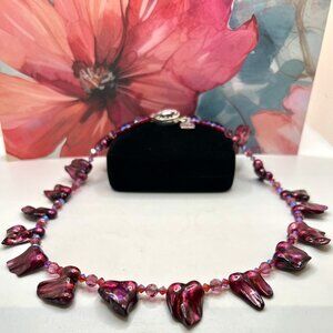 Honora 925 Vintage Blister Pearl Sterling Necklace